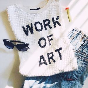 “Work Of Art” Sequin Top